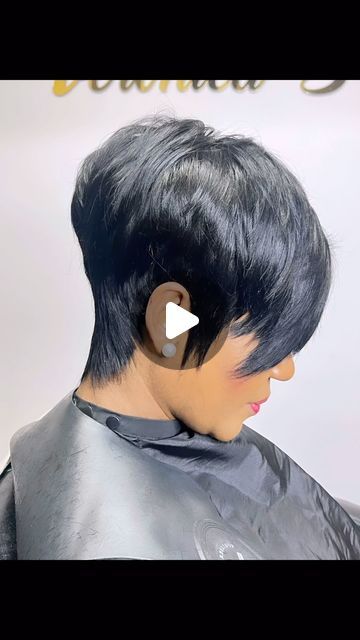 11K views · 3.7K likes | Veronica B on Instagram: "Service: The Out of Control Kelly Cut Quick Weave  Color: # 1  ——————————————————— Follow me @iamtherealveronicab  Facebook @ Veronica VB  TikTok @iamtherealveronicab  Twitter @ IamtherealVeronicaB  Pinterest @IamtherealVeronicaB  YouTube @iamtherealveronicab  ———————————————————————— . . . . . .  #atlanta #atlantaweave #atlpixie #pixiecut #atlantahairstylist #mobhair #viralreels  #atlantaquickweaves #27piece  #thekellycutchallenge�  #atlantaweave #thekellycut™️ #liketheriversalon #hairaddicts  #shorthair #atlantahairstyles #blackhaircare #voiceofhair #georgiahairstylist #georgiahairstylists #pixiecutatlanta #mobhair #liketheriversalon  #mariettahairstylist #behindthechair #cutlife #shortcutstyles #alopeciastylist #hairreplacement  @behind Short Pixie Weave Black Women, Short Bob Weave Hairstyles Sew Ins, Short Quick Weave Hairstyles Bobs, Short Hair Quick Weave, Kelly Cut Hairstyle Black Women, Short 27 Piece Hairstyles Quick Weave, Short Bob Quick Weave, Quick Weave Pixie Cut Black Women, 27 Piece Quick Weave Pixie Black Women