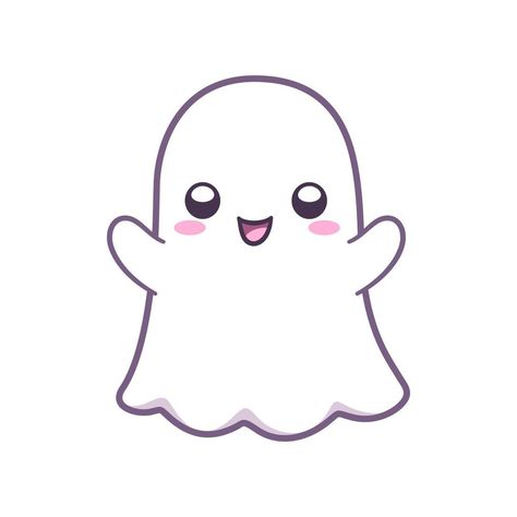 Cute Cartoon Ghost, Ghost Horror, Ghost Clipart, Emoji Funny, Horror Cartoon, Cartoon Ghost, Ghost Drawing, Invitation Card Party, Ghost Cartoon