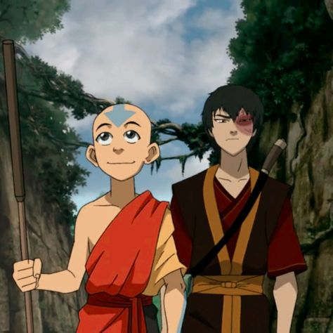 Aang And Zuko Matching Pfp, Avatar Aang X Zuko, Aang X Zuko, Zuko X Aang, Aang And Zuko, Zuko Cosplay, Avatar And The Last Airbender, Aang Zuko, Avatar Drawing