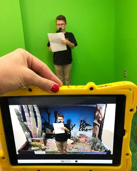 Our green screen projects were a total hit!! 💚🎥 Students built a diorama for one of the 4 California regions and wrote a reporting script.… Green Screen Ideas, Book Report Ideas, Third Grade Social Studies, California Regions, Social Studies Education, American History Lessons, Library Skills, Traditional Books, Book Reports