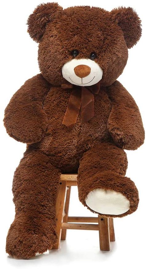 Amazon.com: CYBIL HOME Giant Teddy Bear Soft Plush Bear Stuffed Animal for Girlfriend Kids,Grey,35 Inches: Toys & Games टेडी बियर, Giant Stuffed Animals, Large Teddy Bear, Kids Teddy Bear, Teddy Bear Images, Big Teddy Bear, Big Teddy, Giant Teddy Bear, Giant Teddy