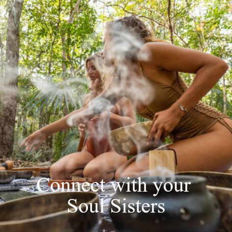 Divine Feminine Friendships, Spiritual Community Aesthetic, Sacred Sisterhood Aesthetic, Spiritual Activities Young Women, Woman Circle Divine Feminine, Soul Tribe Aesthetic, Womens Circle Aesthetic, Soul Sister Aesthetic, Womens Circle Divine Feminine