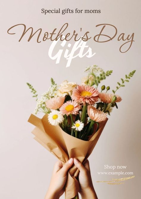 Mothers Day Content Ideas, Florist Instagram Feed, Flower Ads, Mothers Day Graphics, Flower Shop Instagram, Mom Bouquet, Canvas Fonts, Mothers Day Graphic, Mothers Day Bouquet