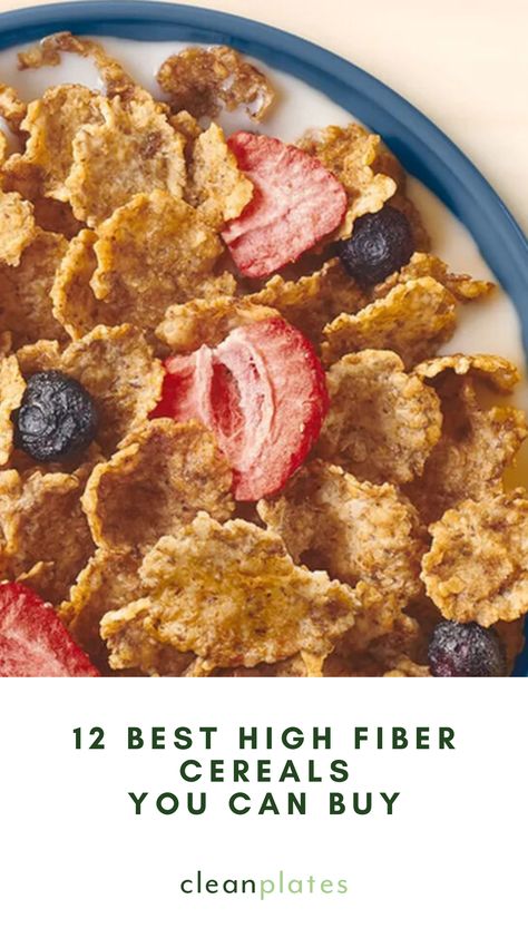 Cereal doesn't have to be devoid of nutrients -- and high-fiber cereals no longer taste like cardboard. Here are 12 great choices, all with at least 5 grams of fiber per serving. Fiber One Cereal Recipes, High Fiber Snacks For Constipation, Low Carb Cereal, High Fiber Low Carb, High Fiber Cereal, Fiber Cereal, Bran Cereal, Whole Grain Cereals, Peanut Butter Honey