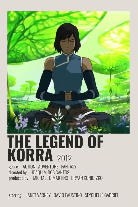 Alternative Minimalist Poster, Movie Character Posters, Avatar Poster, Film Posters Minimalist, Korra Avatar, The Legend Of Korra, Movie Poster Wall, Avatar The Last Airbender Art, Avatar Airbender