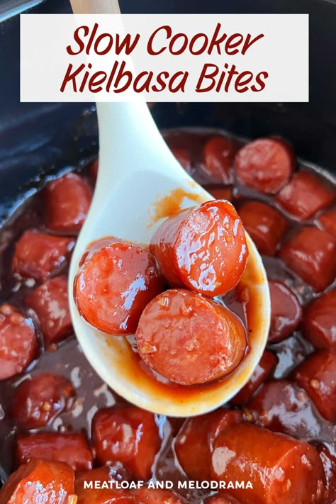 Crock Pot Kielbasa, Kielbasa Crockpot, Crockpot Kielbasa, Kielbasa Bites, Best Appetizers Ever, Slow Cooker Kielbasa, Crockpot Appetizers, Kielbasa Recipes, Finger Foods Easy