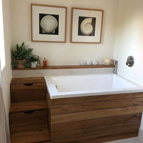 Handmade small bath tubs from Somerset, UK. Omnitub are the only UK manufacture of the original deep soaking Japanese Bath Tubs, delivered within 10 days of your order. Japanese Soaking Tub Shower Combo, Soaking Tub Shower Combo, Japanese Bathtub, Deep Bathtub, Japanese Bathroom, House Styling, Japanese Soaking Tubs, Japanese Bath, Deep Soaking Tub