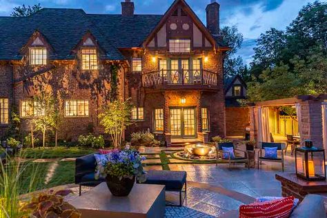 A 1920s Denver Home Gets a Backyard Makeover - Colorado Homes & Lifestyles Colorado Backyard, London Plane Tree, Patio Edging, Eastern Redbud, High End Residential, Study Hall, Chimney Cap, Best Modern House Design, Rustic Ceiling