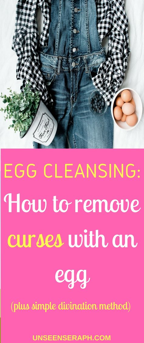 Learn a simple & quick method to cleanse curses, hexes, negative energy, psychic attacks, the evil eye etc using a regular egg!   Unseen Seraph | Magick | Witchcraft | Block Removal | Transformation via @unseenseraph Pallet Tool Storage, Lawn Tool Storage, Pallet Tool, Negative Energy Cleanse, Curse Spells, Divination Methods, Ceremonial Magick, White Magic Spells, Chaos Magick