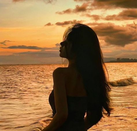 The Ocean, Long Hair, A Woman, The Beach, Water, Hair