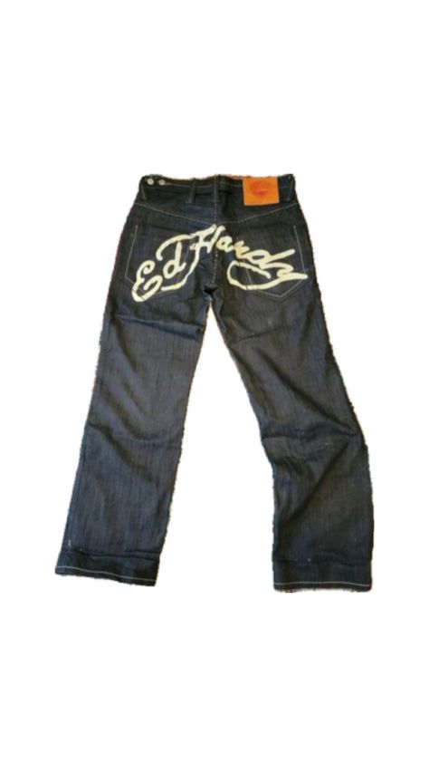 Ed Hardy Jeans, Colorful Clothes, Basic Fits, Ed Hardy, Colourful Outfits, Y2k Streetwear, Christmas List, Outfit Inspirations, Cute Outfits