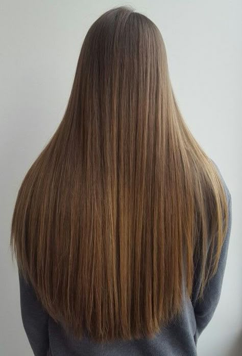 Long Pretty Hair, V Cut Hair, V Shape Hair, Summer Hair Trends, Long Hair Images, Extra Long Hair, Long Silky Hair, Girl Haircuts, Ombre Hair Color