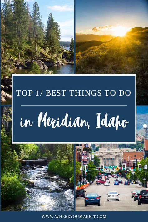 When looking for a fun family destination, Idaho might not be at the top of the list. Think again! The Treasure Valley area is booming with places to see. There are especially a ton of things to do in Meridian, Idaho. Whether you are visiting in the summer or winter or sometime in between, Meridian, Idaho, has the attractions and adventures you and your family crave. | #MeridianIdaho #familytime #attractions Visit Idaho, Dear Universe, Meridian Idaho, Idaho Travel, 2025 Mood, Fall Vacation, Fall Vacations, Usa Trip, Ready Set Go