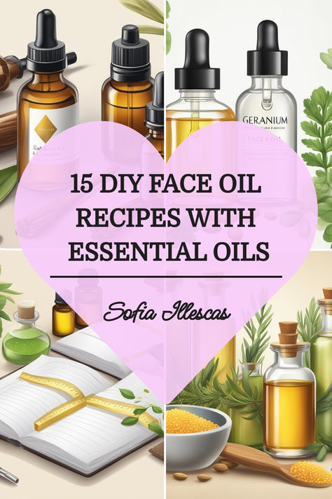 15 DIY Face Oil Recipes with Essential Oils Facial Essential Oil Blends, Skin Envy Essential Oil Recipe, Diy Face Oil Recipe, Essential Oil Face Serum Recipe, Face Oil Skin Care Routine, Essential Oils For Face Skincare, Essential Oil Recipes For Skin, Face Oil Diy, Diy Face Oil