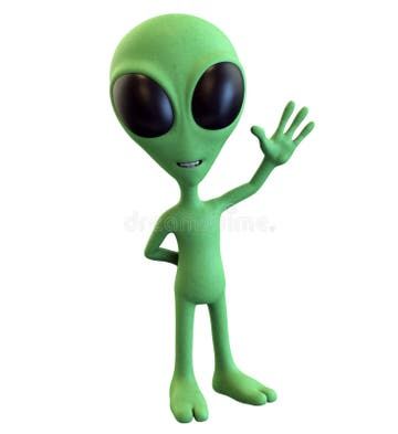 Green Alien Pointing To Side with Empty Space Stock Illustration - Illustration of hand, back: 118633103 Cartoon Alien, Green Alien, Cartoons Png, Enjoy Your Day, Ideas For Painting, Empty Spaces, Paint Rock, Background Illustration, 3d Rendering