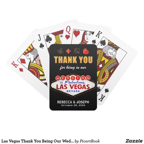 Las Vegas Thank You Being Our Wedding Party Gifts Playing Cards Vegas Wedding Coozies, Vegas Wedding Gift Bag Ideas, Las Vegas Wedding Favors, Vegas Theme Wedding, Vegas Wedding Theme, Vegas Themed Party, Speakeasy Lounge, Wedding Merch, Boyne Mountain