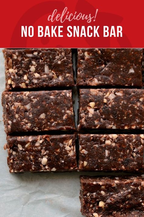 Snack Bar Recipes, Healthy No Bake, Date Bars, Super Healthy Kids, Healthy Bars, Date Recipes, No Bake Snacks, Bar Recipe, Peanut Butter Cup