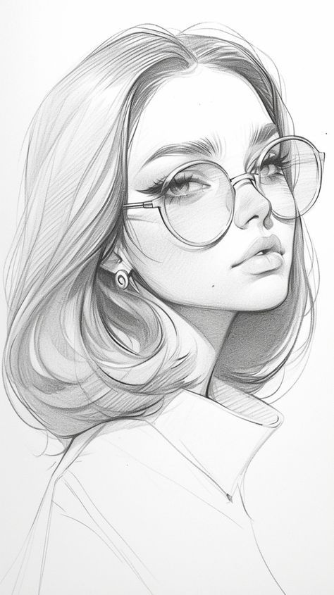 How To Draw Heads Step By Step Easy, Drawings Of Girls Faces, Faces Drawing Reference, 3d Karakter, Girl Face Drawing, Female Face Drawing, الفن الرقمي, Pencil Sketch Images, 얼굴 그리기