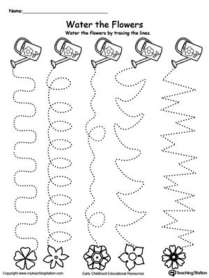 Preschool Tracing, Tracing Worksheets Preschool, Preschool Fine Motor, Vbs 2024, Preschool Writing, Spring Preschool, Line Pattern, Preschool Printables, Tracing Worksheets