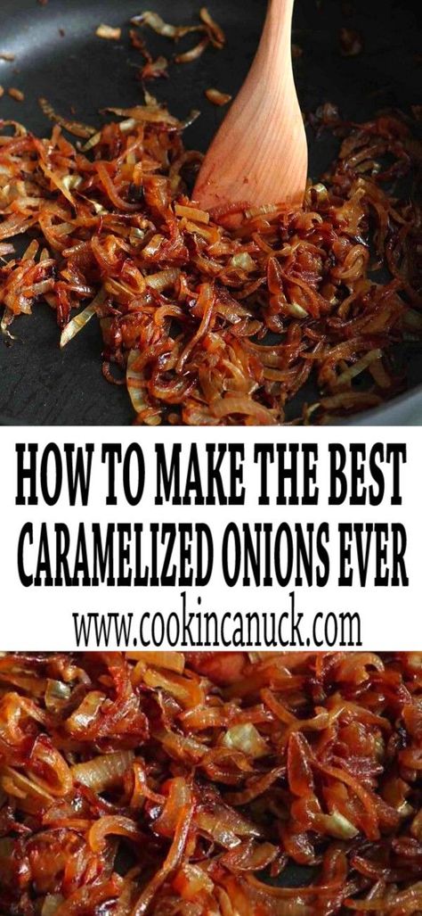 There is no easier way to add flavor to soups, pizzas, sandwiches and salads than adding a dose of caramelized onions. Follow this easy steps in this tutorial to learn how to caramelize onions. | No Sugar | How To Make | Recipe | Healthy | With Olive Oil #caramelizedonions #howtomake #howto #caramelizeonions #cooking Kitchen Secrets, Caramelized Onions Recipe, Carmelized Onions, Baking School, Cooks Illustrated, Photo Food, Onion Recipes, Cooking Hacks, Youtube Link