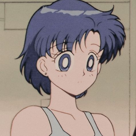 Sailor Mercury Pfp, Sailor Mercury Icon, Character With Blue Hair, Sailer Moon, Ami Mizuno, Sailor Moon Girls, Moon Icon, 90 Anime, Arte Sailor Moon