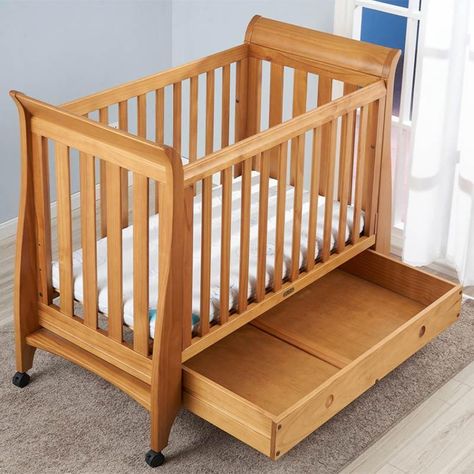 Baby Court Bed Designs, Wooden Crib Designs, Baby Cot Ideas, Crib With Drawers, Cot With Storage, Wooden Baby Cot, Baby Crib Designs, Wooden Baby Crib, Modern Baby Cribs