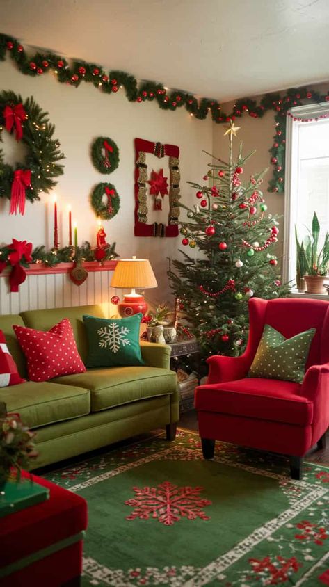 Create a Cozy Christmas Ambiance with Warm Lighting Cozy Christmas Home Decor, Xmas Decorations Living Room, Xmas Living Room Decor, Cozy Christmas Room, Christmas Ambiance, Christmas Interior Decor, Nature Nails, Luxury Christmas Decor, Cozy Christmas Living Room