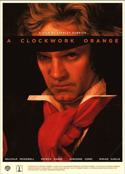 A CLOCKWORK ORANGE (1971) poster design by Second Screening Alex Delarge, Orange Poster, A Clockwork Orange, Film Poster Design, Key Art, Movie Covers, Movie Posters Design, Clockwork Orange, Movies Posters