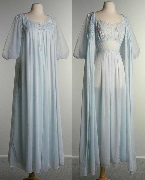 1950s Vanity, 1950s Shoes, Night Gowns, Vintage Nightgown, Sale Clothing, Lounge Lingerie, Coat Racks, Fantasy Dress, Historical Dresses