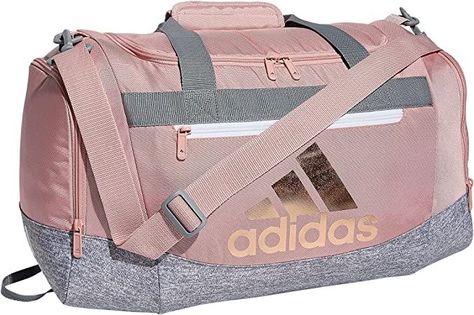 Personally I don't like using the locker room (trust issues 🤪 ) so I carry my stuff around in a cute gym bag that I always keep by myside Cute Gym Bag, Adidas Duffle Bag, Cute Summer Shirts, Feels Heavy, Cheer Bag, Team Branding, Adidas Classic, Best Luggage, Pack Up