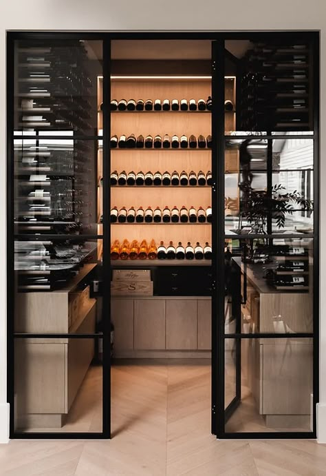 Wine Tranmere | Unique Space Wine Storage Wall, Wine Room Design, Wine Cellar Ideas, Wine Cellar Basement, Glass Wine Cellar, Space House, Cellar Ideas, Wine Cellar Door, Wine Closet