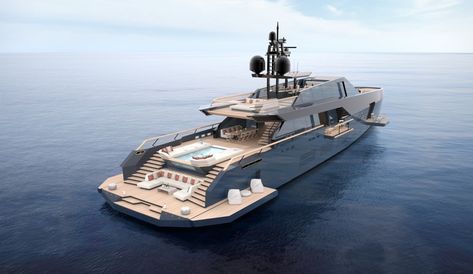 Wallypower superyacht concept erases line between indoors and out Wally Yachts, Yacht Ideas, Luxury Yacht Interior, Air Lounge, Big Boat, Yacht World, Monaco Yacht Show, Luxury Boats, Super Yacht