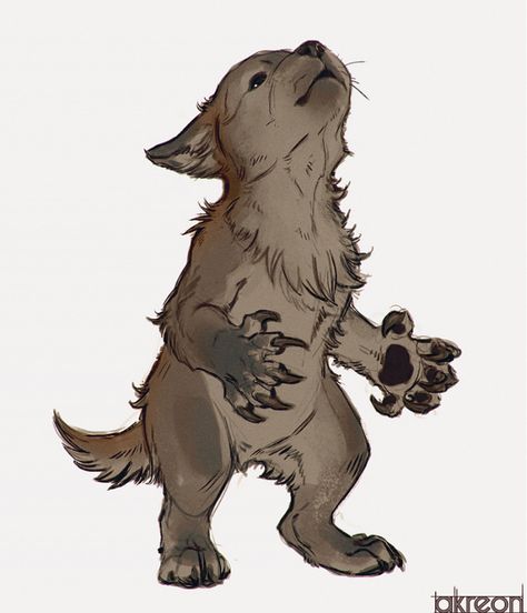 Werewolf Cute Drawing, Werewolf Puppy Art, Dnd Werewolf Character Art, Dnd Wolf Monster, Cute Werewolf Art, Werewolf Reference Drawing, Werewolf Oc Character Design, Werewolf Art Reference, Wolf Creature Design