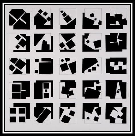 Taylor Piccarreto - composition of squares.  Each square represents a good usage of composition in a square format.  Nice work! Composition From Shapes, Square Composition Design, Square Composition, Square Drawing, Geometric Design Art, Principles Of Art, Design Basics, Principles Of Design, Composition Design