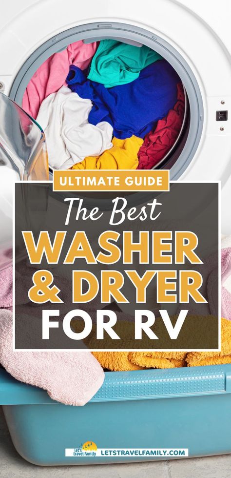 Enhance your full-time RV living experience with top-notch camper amenities, including the finest washer and dryer combo. Bid adieu to laundromats and say hello to a clutter-free wardrobe while relishing your life on the road. In this article, we've got you covered with valuable RV hacks, helping you select the ultimate RV washer and dryer combo for an upgraded full-time RV living adventure. Camper Washer And Dryer, Rv Accessories Gadgets, Best Washer And Dryer, Rv Washer Dryer, Washer And Dryer Combo, Best Washer Dryer, Washer Dryer Set, Camper Accessories, Stackable Washer And Dryer