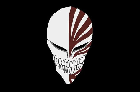 ichigo's hollow mask Hollow Mask Tattoo, Hollow Mask Ichigo, Bleach Hollow Mask, Bleach Mask, Mask Tattoo Ideas, Bleach Ichigo Hollow, Bleach Hollow, Hollow Bleach, Ichigo Hollow Mask