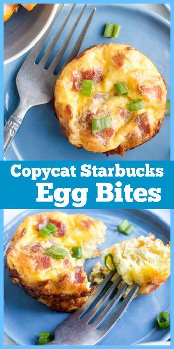 Starbucks Breakfast Bites, Egg Bites Muffin Tins Starbucks, Starbucks Egg Cups, Morning Egg Recipes, Easy Egg Bites Muffin Tins, Egg Snack Ideas, Egg Diet Recipes, How To Make Egg Bites, Ww Egg Bites