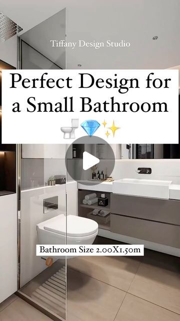 Tiffany design studio💎 on Instagram: "Small Bathroom 🚽🛁🛀🏿🧻💎✨
•
•
•
#tiffanydesignstudio #toiletdesign #smallbathroomdesign" Kupatilo Ideas, 5x6 Bathroom Layout, Starting Keto Diet, Starting Keto, Beauty Room Decor, Bathroom Size, Suit Ideas, Bathroom Layout, Do Better