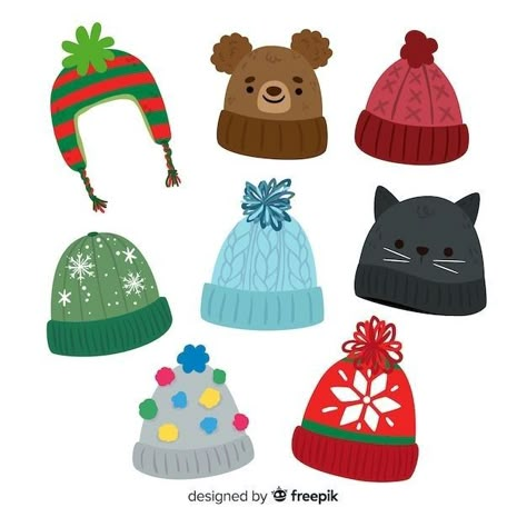 Christmas Skating, Snow Illustration, Snow Cap, Cat Coloring Book, Preschool Christmas Crafts, Easy Pixel Art, Preschool Arts And Crafts, Cap Collection, Winter Crafts For Kids