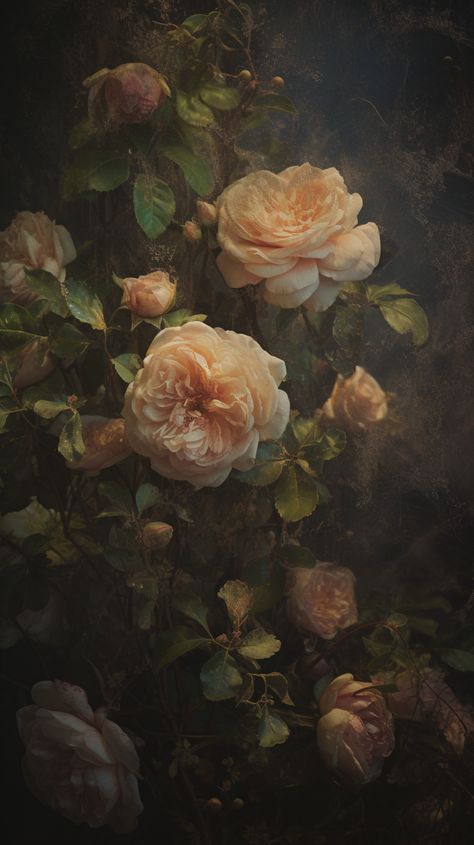 Aesthetic Wallpaper Android Vintage, Classic Art Flowers, Classic Background Aesthetic, Aesthetic Wallpaper Flower Vintage, Vintage Iphone Theme Ideas, Aesthetic Iphone Wallpapers Vintage, Dark Elegant Wallpaper, Classic Aesthetic Wallpaper, Classic Wallpaper Iphone