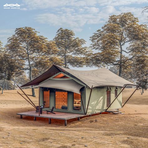 Check out this product on Alibaba App Factory Wholesale Luxury Easy Assemble Resort Glamping Hotel Outdoor Safari Tents Camping Tent Resort Luxury Camping, Safari Glamping, Farm Architecture, Event Entrance Design, Tent Luxury, Glamour Camping, Camp Design, Glamping Ideas, Tents Camping