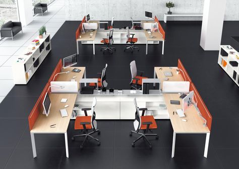 Office Cubicle Design, Cubicle Design, Office Floor Plan, 5th Element, Small Office Design, Creative Office Space, Modern Office Design, Office Cubicle, Office Floor