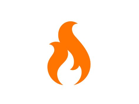 I noticed a distinct lack of vector flame icons on dribbble ;) Still, I felt compelled to share this with you :) Hvac Logo, Flame Icon, Fire Logo, Fire Icons, Logo Design Love, Logo Luxury, Fire Designs, Creative Business Owner, Natural Logo