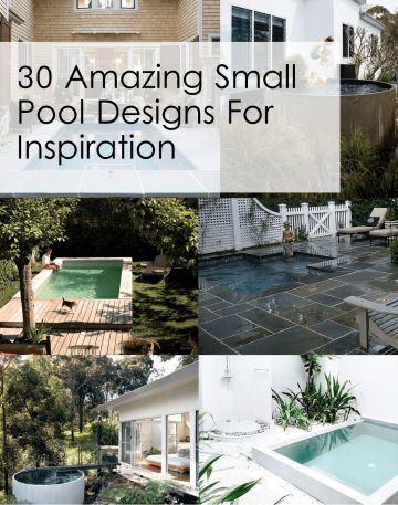 40 Amazing Design Ideas For Small Backyards Ideas For Small Backyards, Cocktail Pools, Small Pool Ideas, Small Backyards, Small Swimming Pools, Backyard Design Ideas, Small Pool Design, Small Pools, Picnic Spot