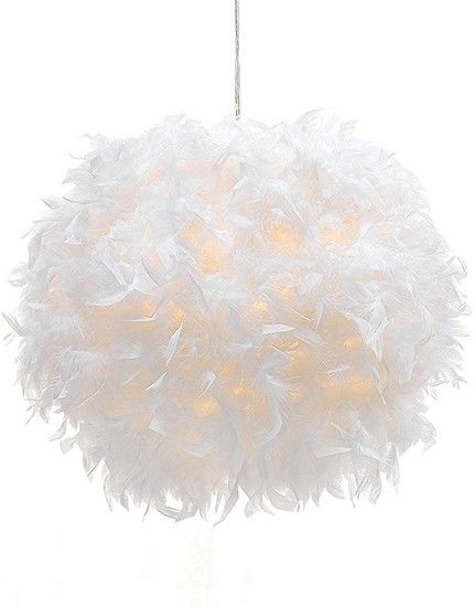 Feather Light Shade, Plug In Chandelier, Lighting Hacks, Feather Chandelier, Feather Lamp, Boho Lighting, Chandelier Ideas, Plug In Pendant Light, Lantern Chandelier