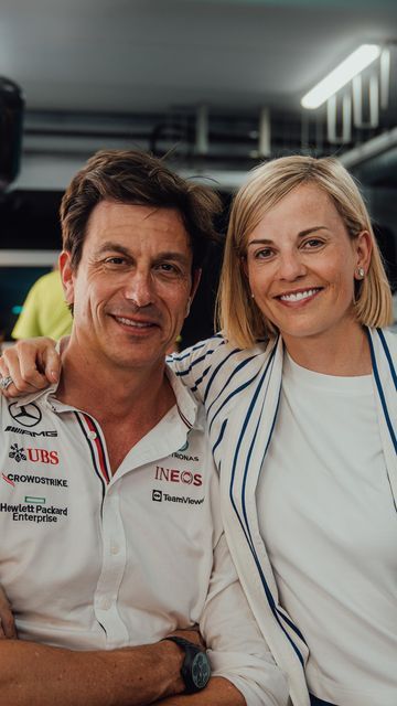 Toto and Susie are the latest guests on the @performance.people podcast. 👏 Hit our #LinkInBio for the full podcast. 📲©all copyright belong to the owner Toto And Susie Wolff, Susie Wolff, Christian Horner, Toto Wolff, Mercedes F1, Petronas F1, Formula 1 Car Racing, Club Red, Gilles Villeneuve