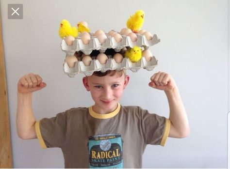 Boys Easter Hat, Easter Bonnets For Boys, Easter Hat Ideas, Easter Bonnet Ideas, Easter Hat Parade, Easter Bonnets, Crazy Hat, Crazy Hat Day, Easter Hat