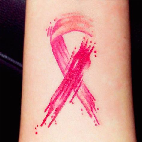 Awareness Tattoos, Pink Ribbon Tattoos, Small Wave Tattoo, Survivor Tattoo, Tattoo Band, Mastectomy Tattoo, Awareness Tattoo, Petit Tattoo, Ribbon Tattoos