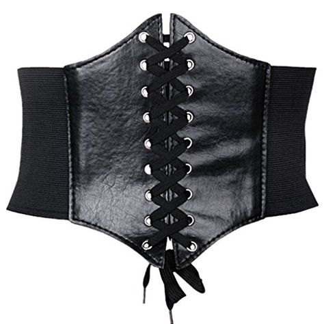 Waspie Corset, Black Corset Belt, Cincher Belt, Cinch Belt, Waist Cincher Corset, Corset Waist, Gothic Corset, Wide Leather Belt, Belt Tie