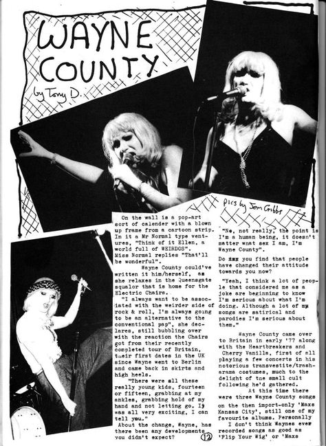 Ripped and Torn 15 (1978 Nov) : Free Download, Borrow, and Streaming : Internet Archive Jayne County, Chris Spedding, Johnny Thunders, Background Story, Wayne County, Cartoon Strip, Hardcore Punk, The Clash, Pet Puppy